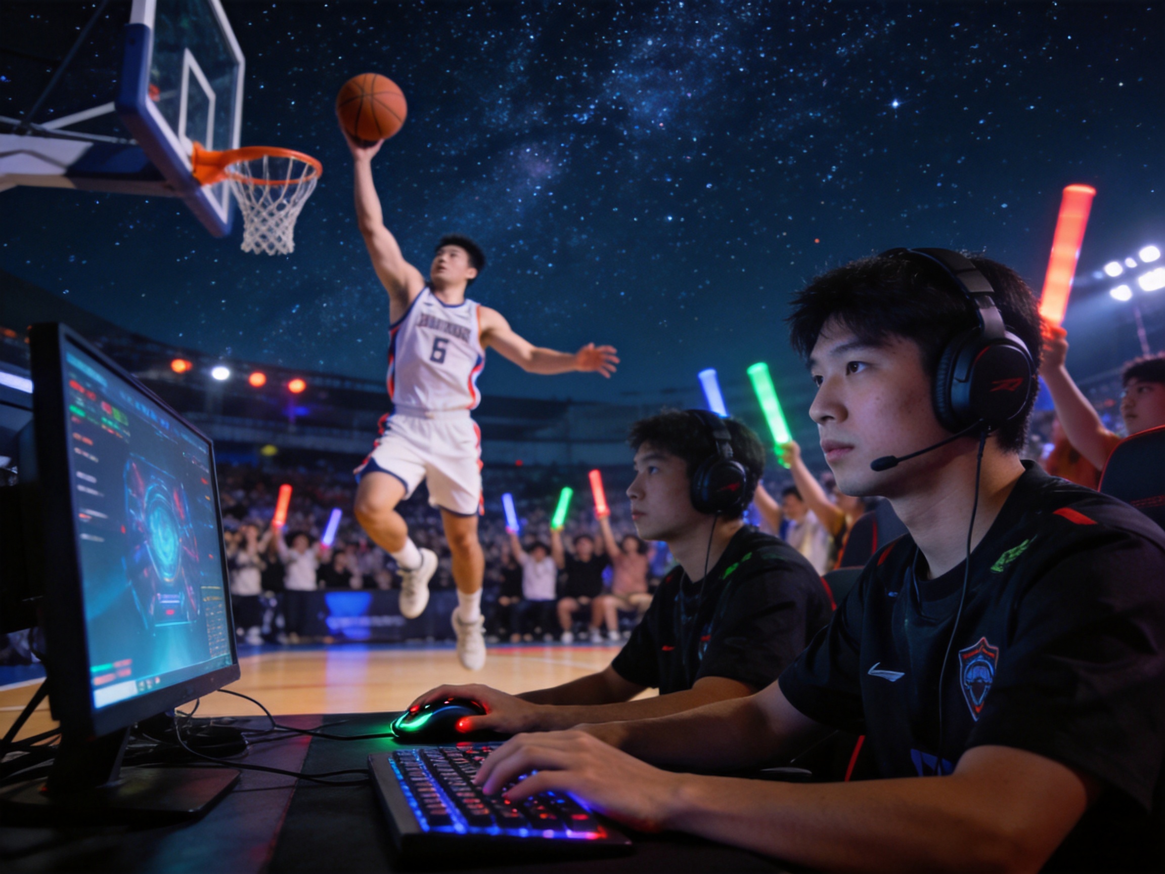 星空篮球赛事及电竞运动综合方案